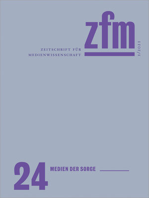 cover image of Zeitschrift für Medienwissenschaft 24